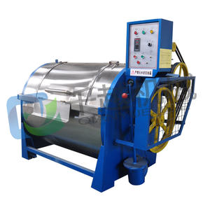 Lavadora Industrial Horizontal de 50 kg de Qianyue Machinery, Equipo de Lavandería Comercial Semiautomático de Acero Inoxidable - Product Image 4