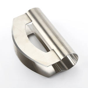 Hache-légumes intelligent à double <span class=keywords><strong>lame</strong></span> Mezzaluna en acier inoxydable avec housse de protection pour une utilisation domestique, outils de découpe de fruits et légumes - Product Image 1