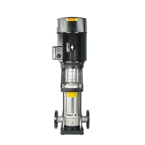 Bomba centrífuga vertical multietapa de acero inoxidable 304 CDL/CDLF con conexión bridada para aumento de presión en tuberías - Product Image 2