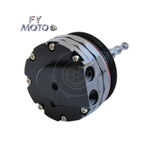 宝马M52 M54 M56 E46 E39 E60 E61 X3 X5 Z3 Z4的数控方坯机油冷却器滤清器盖盖AN10配件和2个传感器端口 - Product Image 6