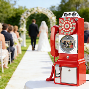 Télé<span class=keywords><strong>phone</strong></span> Livre d'Or Vidéo 1080P Prix Usine, Télé<span class=keywords><strong>phone</strong></span> de Message Vidéo pour Invités de Mariage, Télé<span class=keywords><strong>phone</strong></span> de Bénédiction pour Mariage, Télé<span class=keywords><strong>phone</strong></span> de Fête de Mariage - Product Image 4