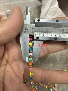 2025 nuevo collar <span class=keywords><strong>permanente</strong></span> cadenas Diy accesorios de acero inoxidable Rosa Arco Iris esmalte cadenas para mujer fabricación de joyas - Product Image 5