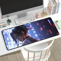 Tapis de souris de jeu XL personnalisé Anime Heart Sublimation Blanks Tapis de souris en caoutchouc grand repose-poignet Tapis de bureau de style dessin animé