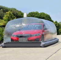 Tente durable portative gonflable transparente d'intérieur de garage de bâche de voiture de bulle pour le stockage de port de voiture