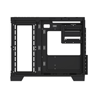 Boîtier PC MATX Lovingcool avec double panneau en verre trempé, design compact pour assemblage de PC personnalisé