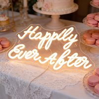 Enseigne néon LED dimmable IP65 alimentée par USB, décoration murale lumineuse pour mariage, fête, bar à domicile