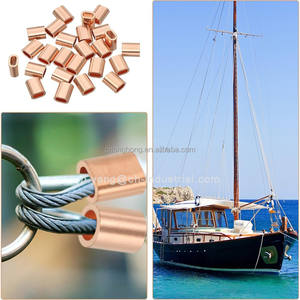 Manchons de sertissage ovales <span class=keywords><strong>en</strong></span> cuivre de 3 mm pour câbles de 1/8 po, embouts de câble <span class=keywords><strong>en</strong></span> cuivre, manchons de sertissage pour câbles de 3 mm - Product Image 6