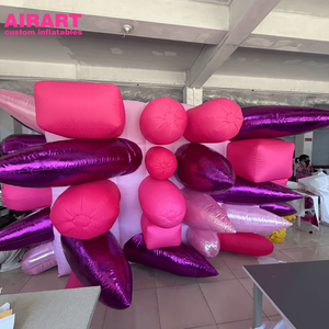 <span class=keywords><strong>Mur</strong></span> <span class=keywords><strong>gonflable</strong></span> rose pour photomaton, idéal pour la promotion d'événements, <span class=keywords><strong>ballon</strong></span> mural palette de fards à paupières pour idées de fêtes beauté - Product Image 6