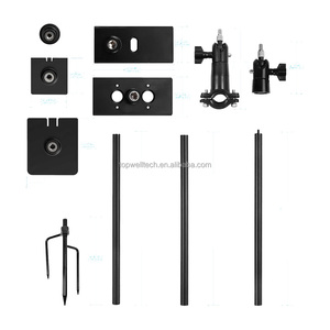 Support de piquet de sol extérieur Support de panneau solaire noir pour caméras Ring, Blink, <span class=keywords><strong>Arlo</strong></span>, Eufy, Wyze, Google Nest Simplisafe - Product Image 4