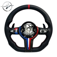 Volant sport léger à 3 branches en fibre de carbone de 35 mm pour F10 F30 F11 F15 F16 Série 3 Série 5 X5 X6