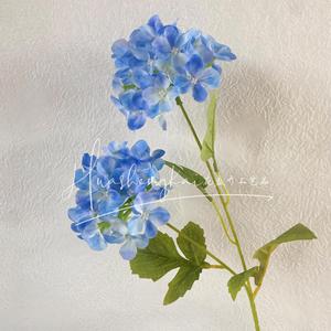 Ramo de Flores de Hortensia Artificiales de Seda, Alta Simulación, Decoración para Bodas y Hogar - Product Image 3