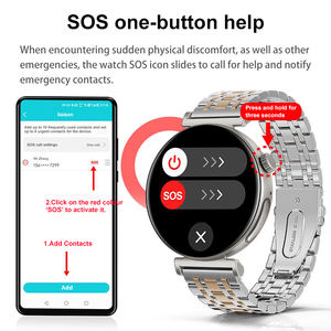 <span class=keywords><strong>น</strong></span>าฬิกาอัจฉริยะบลูทูธ1.28<span class=keywords><strong>น</strong></span>ิ้วสำหรับผู้หญิง2024วัดสุขภาพหัวใจไม่เจ็บปวด - Product Image 4