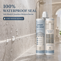 Mortier époxy pour joints de carrelage, applications sols et murs salle de bain et cuisine, rénovation et décoration intérieure, réparation de carrelage