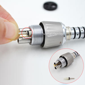 Conector Rápido de 6 Pines con Luz LED para Pieza de Mano de Fibra Óptica KAVO, Instrumentos Dentales Eléctricos - Product Image 2