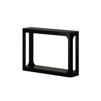 Vente à chaud de meubles noirs personnalisés pour villa d'hôtel Table console moderne d'entrée de couloir intérieur pour le salon