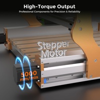Machine de gravure CNC 4040Titan avec double guide linéaire HG15, vis à billes, pour découpe, perçage, travail du bois, acrylique, fabrication de panneaux PCB