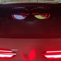 Panel de Matriz LED Flexible RGB Personalizable, Pantalla de Píxeles LED Programable, Luces LED de Ojos de Demonio para Autos y Camiones