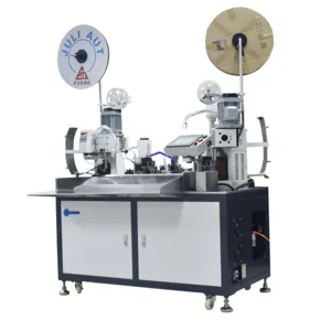 Máquina de prensagem de terminal de duas/três extremidades, fresa, fresa, fresa, descascadora e prensagem de 2 fios
