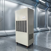 Déshumidificateur industriel robuste de type armoire 240L/jour, sécheur d'air, absorbeur d'humidité pour entrepôt et usine