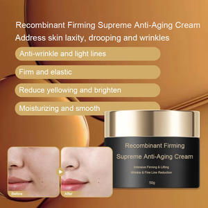 Crème visage anti-âge et anti-rides bio 50g avec perle de collagène d'acide hyaluronique rétinol pour une <span class=keywords><strong>lotion</strong></span> raffermissante pour la peau - Product Image 2