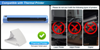 NETUM Printer Dokumen Kantor Multi-Perangkat WiFi Dual-mode Kertas Thermal Mini Portabel A4/A5/B5 Baterai 2400mAh 203dpi