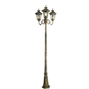 Venta al por mayor en línea Personalización Estilo europeo 3 cabezas de aluminio fundido Solar LED Impermeable Patio y luces al aire libre - Product Image 1