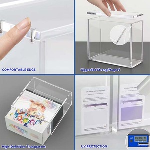 Boîtes acryliques personnalisées de qualité supérieure, modernes, anti-UV et légères pour les boîtes de boosters <span class=keywords><strong>Pokémon</strong></span> et les coffrets d'entraînement Elite <span class=keywords><strong>Pokémon</strong></span> - Product Image 2