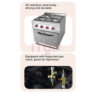 4 الموقد الغاز المدى كوكتوب التجاري الأزرق لهب أفضل لهب موقد غاز الوقوف ووك طباخ البروبان الغاز نطاق - Product Image 5