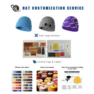 Nuevo nicho Orejas de gato Flocado Estampado de lana negra Hombres y mujeres Sombrero de punto Personalidad Versátil Sombrero de Navidad Sombreros de Halloween - Product Image 3