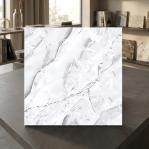Carreaux de sol en céramique aspect marbre gris 300x300mm pour chambre à coucher, design numérique, carreaux de sol en plastique 30x30 pour piscine extérieure - Product Image 3