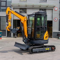 Mini-excavatrice compacte CT10GB de 0,89 tonne avec godet de 0,022 m³, profondeur de fouille de 1520 mm, idéale pour les fermes et vergers