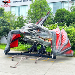Chất lượng tốt Công viên chủ đề mô phỏng cao animatronic Mô Hình Rồng thực tế - Product Image 1