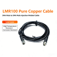 Câble coaxial RF de précision SMA mâle-mâle, équivalent LMR100, conception à faible perte pour la communication de données et la distribution de signal