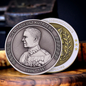 Chất Lượng Cao Tùy Chỉnh Thiết Kế Kim Loại Thách Thức Đồng Xu Chân Dung Khắc Kẽm Hợp Kim Cổ Cũ Lưu Niệm Đồng Xu Chủ - Product Image 1