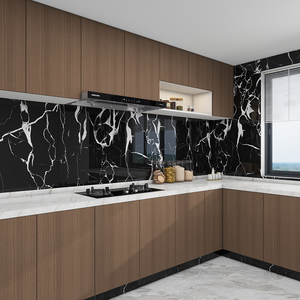 DUUEIHHUER 3D pegatinas de pared de espuma modernas Fácil instalación mármol Peel Stick fondos de pantalla impermeable duradero mate Interior de cocina - Product Image 2