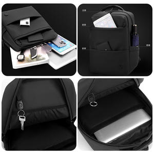 Sac à dos professionnel pour homme WePower, noir uni, multifonctionnel, avec bretelles réglables, idéal pour les voyages, collection Hiver 2025 - Product Image 4