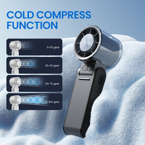 Tốc độ cao cầm tay người hâm mộ USB có thể sạc lại <span class=keywords><strong>fan</strong></span> hâm mộ 3000mAh Băng quạt nhỏ làm lạnh Bladeless cầm tay Turbo quạt máy bay phản lực - Product Image 3