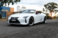 Jupes latérales aérodynamiques en fibre de carbone sèche style T, séparateurs de panneaux latéraux, kit carrosserie performance pour Lexus LC500 LC500h Coupé