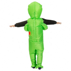 Nuovo Design 2026: Divertente <span class=keywords><strong>Costume</strong></span> Gonfiabile da Alieno Verde per Bambini e Adulti, per Halloween e Natale - Product Image 3