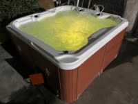 Jacuzzis Spa extérieur pour 2 personnes, bain à remous à vendre pas cher, luxe, acrylique, sexy, massage, baignoire à remous, jardin, gazebo, Balboa Hottub