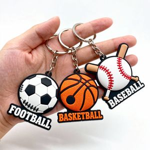 حلقة مفاتيح مطاطية ناعمة ولطيفة ملونة من البي في سي مع شعار ترويجي مخصص، سلسلة مفاتيح سيليكون مخصصة ثلاثية الأبعاد - Product Image 3