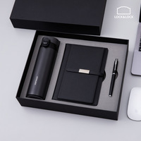 Coffret cadeau d'affaires : Carnet A5 en PU, Tasse isotherme, Stylo métallique – Personnalisation d'entreprise, LOGO, Produits tendance, Nouveautés 2026