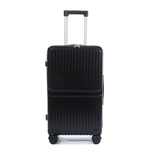 Travel <b>Suitcase</b> 28 <b>Inch</b> Large Capacity With Cup Holder Spinner Wheels Unisex Solid Color Zipper Closure Spring 2024 - Product Image 5