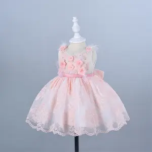 Outong Yoliyolei Großhandel Jupe, Enfant Princess Kleider Weiß Junior Brautjungfer Mode Baby Großhandel Party Wear Für Mädchen/