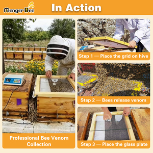 Nuevo Recolector de Veneno de Abeja Eléctrico de Acero Inoxidable y Equipo de Apicultura VC-1 en Oferta - Product Image 3