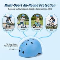 Casque de skateboard unisexe le plus vendu, respirant, avec doublure EPS absorbant les chocs, casque de sécurité pour tous les âges, sport