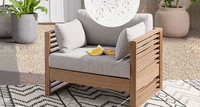 Table Basse Carrée de Luxe Moderne pour Extérieur, Durable pour Ensemble de Table à Manger, Utilisation en Parc, Hôtel ou Hall