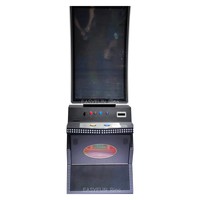 Machine de jeu d'adresse américaine avec écran incurvé de 43 pouces et armoires métalliques, conçue pour les salles d'arcade et les bars