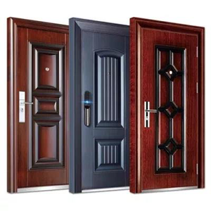 Porte de Sécurité en Acier pour <span class=keywords><strong>Maison</strong></span> Familiale, Porte d'Entrée Blindée Turque en Acier, Porte de Sécurité en Acier Inoxydable - Product Image 1