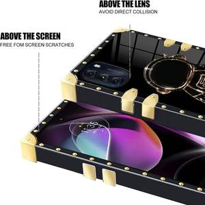 Coque de téléphone support caché astronaute pour Moto Razr 50/40G stylet 5G/6D Spaceman Cartoon antichoc TPU housse de protection gratuite - Product Image 2